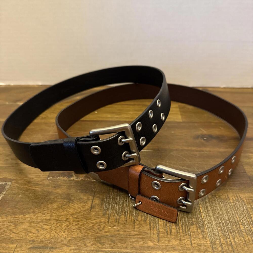 Set Of 2 Rolfs Leather Women’s Size M Belts NWOT